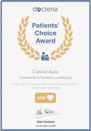 Doctena Patients' Choice Award - Cabinet Apex